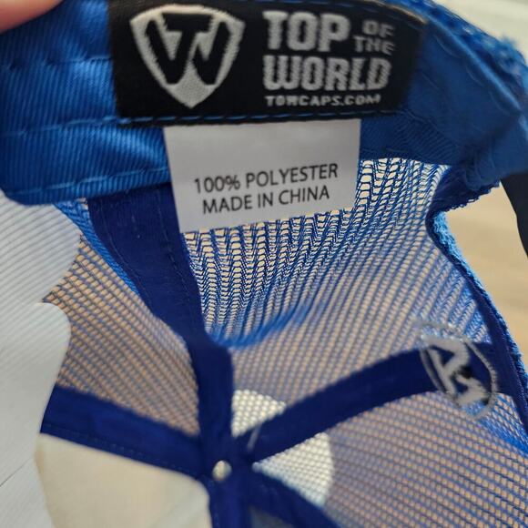 NCAA 2012 Final Four Snapback Trucker Hat Cap Blue Basketball New Orleans TOW - Picture 9 of 9